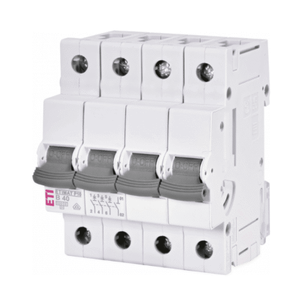 Siguranta automata AC ETIMAT P10, 3P+N 10 kA, B40, ETI