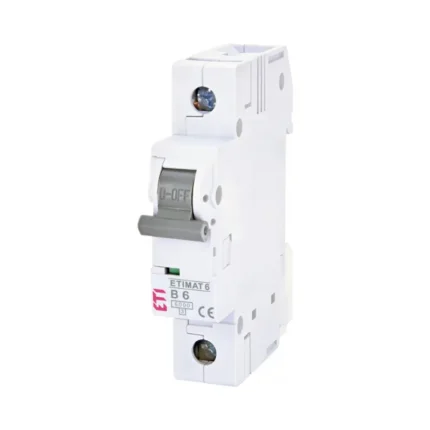 Siguranță automată AC 1P 6A B 6kA ETIMAT 6 ETI