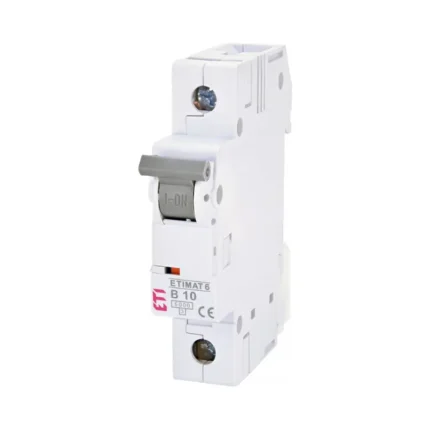 Siguranță automată AC 1P 10A B 6kA ETIMAT 6 ETI