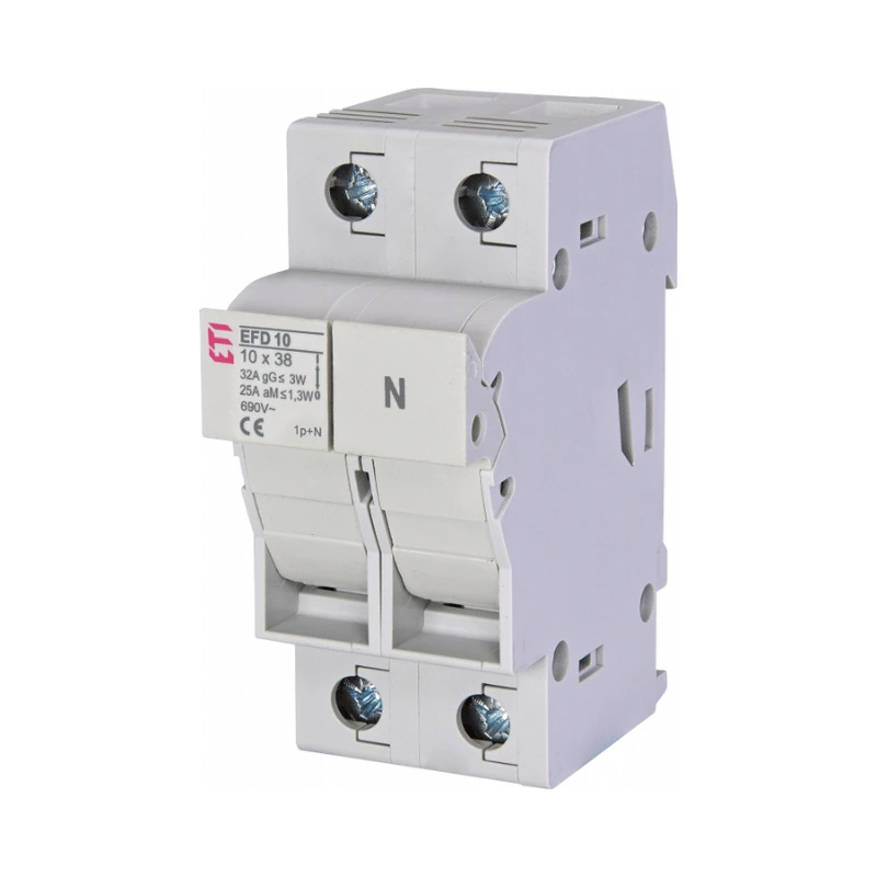 Separator modular fuzibile AC 1P+N 32A 10×38 EFD10, ETI