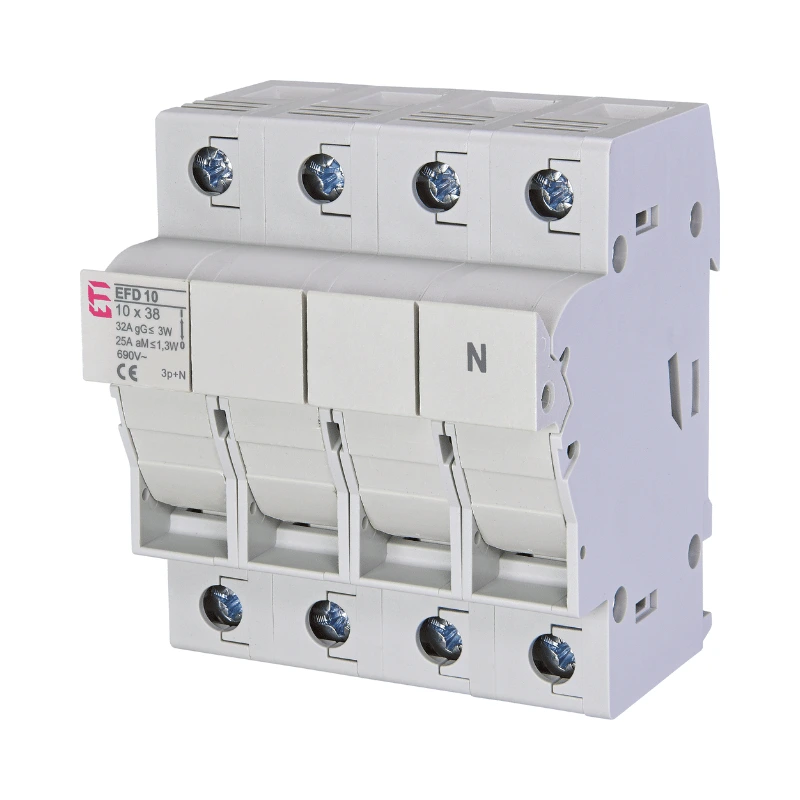 Separator modular fuzibile AC 3P+N 32A 10×38 EFD10, ETI