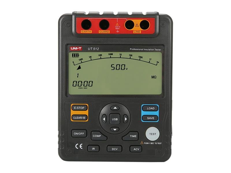 Tester de rezistență la izolație UNI-T UT512