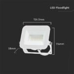 20W Proiector LED SMD Cip SAMSUNG PRO-S Corp Alb 3000K - Image 4