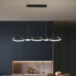 38W LED Lampă de Design Suspendată Neagră 4000K - Image 2