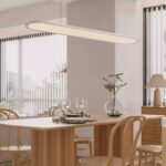 24W LED Lampă Suspendată (80*100CM) 4000K Corp Alb - Image 2