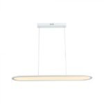 24W LED Lampă Suspendată (80*100CM) 4000K Corp Alb