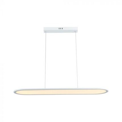 24W LED Lampă Suspendată (80*100CM) 4000K Corp Alb