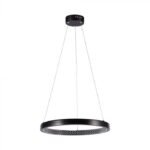 19W LED Lampă de Design Suspendată Neagră 3000K
