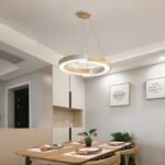 9W LED Lampă de Design Suspendată (19.5*17.5*100CM) Neagră 3000K - Image 2