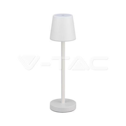 3W LED Lampă de Masă Reîncărcabilă Dimabilă cu Touch Corp Alb 4000K