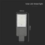 30W LED Lampă Stradală Solară Cip Bridgelux 4000K - Image 3