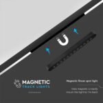12W LED Magnetic Spot Linear 4000K Corp Negru - Image 5