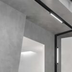 14W LED Magnetic Lampă Lineară 6400K Corp Negru
