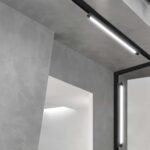 18W LED Magnetic Lampă Lineară 3000K Corp Negru