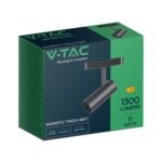 11W LED Magnetic Proiector pe Șină 3000K Corp Negru
