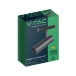 20W LED Magnetic Proiector pe Șină 6400K Corp Negru