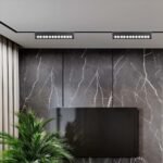 12W LED Magnetic Spot Linear Ajustabil 4000K Corp Negru