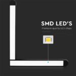 25W LED Magnetic Lampă Lineară L 4000K Corp Negru - Image 4