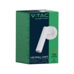 2W LED Spot Rotund Montaj pe Perete 3000K Corp Alb - Image 3