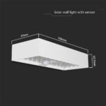 6W LED Lumină de Perete Solară baterie Litiu Alb 4000K - Image 3