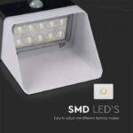 Lampă LED de Perete Solară cu Senzor, Alb&Negru, 4000K - Image 19