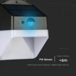 Lampă LED de Perete Solară cu Senzor, Alb&Negru, 4000K - Image 16