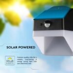 Lampă LED de Perete Solară cu Senzor, Alb&Negru, 4000K - Image 13