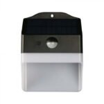 Lampă LED de Perete Solară cu Senzor, Alb&Negru, 4000K - Image 3