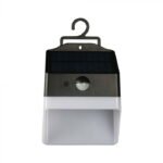 Lampă LED de Perete Solară cu Senzor, Alb&Negru, 4000K - Image 4