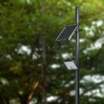 30W LED Proiector Solar LiFePo Baterie 3.7V Negru 4000K - Image 3