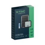 30W LED Proiector Solar LiFePo Baterie 3.7V Negru 4000K - Image 4
