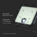 Proiector Solar LED 4800lm, Telecomanda, Senzor miscare - Image 14
