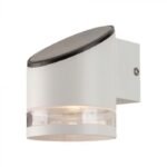 1W LED Lampă de Perete Solară SMD Corp Alb IP44 3000K