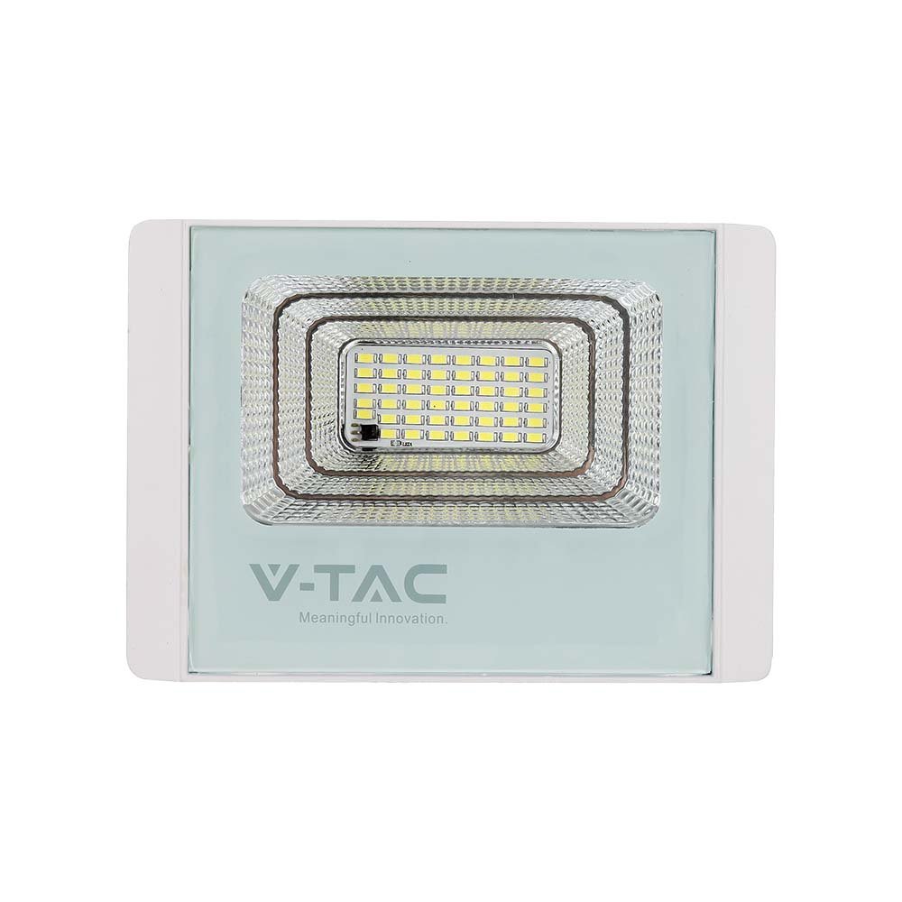 20W LED Proiector Solar 4000K Corp Alb