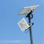 20W LED Proiector Solar 4000K Corp Alb - Image 2