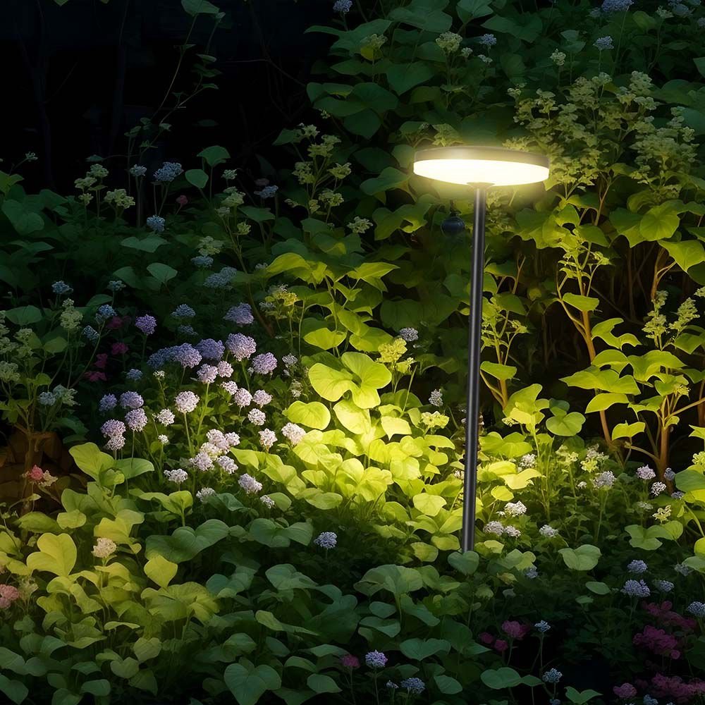 12W LED Lampă cu Țăruș (D150xH800) 4000K Corp Antracit IP65