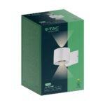 6W LED Lampă de Perete 4000K Corp Alb IP65 - Image 2
