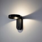 5W LED Lampă de Perete 3000K+4000K Corp Negru IP65 - Image 2