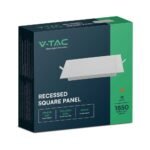 18W LED Panou Încastrat Pătrat 3000K - Image 3
