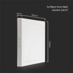 18W LED Panou Aplicat Pătrat 6500K - Image 3
