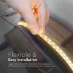 Bandă LED SMD 2835 240LED PCB Dublu IP20 15mm 3in1 21W/m 5m - Image 5