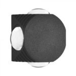 4W LED Lumină de Perete 4 Direcții 3000K Corp Negru IP54