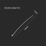 Colier Pentru Cablu 3.5 x 200mm Alb 100 Buc/Set - Image 4