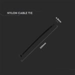 Colier Pentru Cablu 4.8 x 200mm Negru100 Buc/Set - Image 4