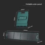 Panou Solar Fotovoltaic Pliabil 120W Pentru Baterie Portabila - Image 6