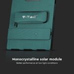 Panou Solar Fotovoltaic Pliabil 120W Pentru Baterie Portabila - Image 8