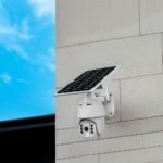 Camera HD Smart PTZ cu Panou Solar și Senzor Corp Alb - Image 2