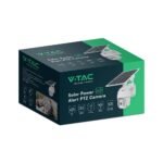 Camera HD Smart PTZ cu Panou Solar și Senzor Corp Alb - Image 3