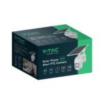 Camera WIFI HD Smart PTZ cu Panou Solar și Senzor Corp Alb - Image 3