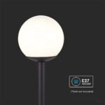 Lampă 1xE27 Negru Mat Plastic Opal - Image 4